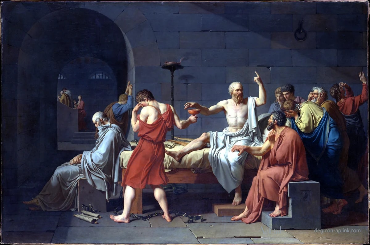The Death of Socrates — パリの古写真