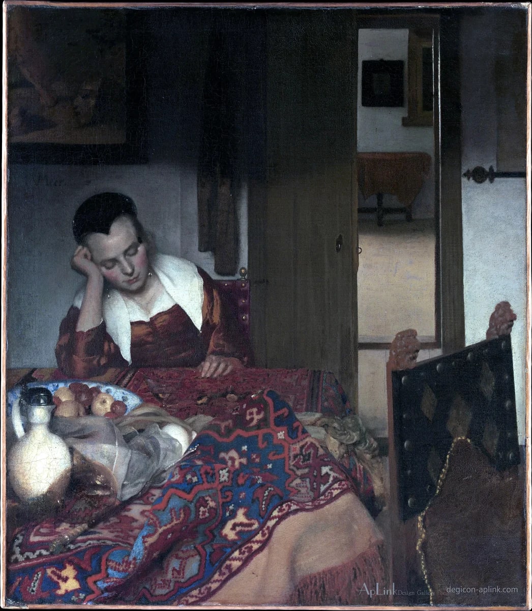 A Maid Asleep — パリの古写真